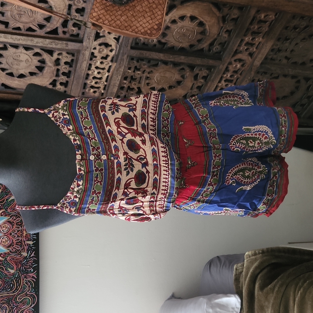 EARTHBOUND tapestry  romper NWT